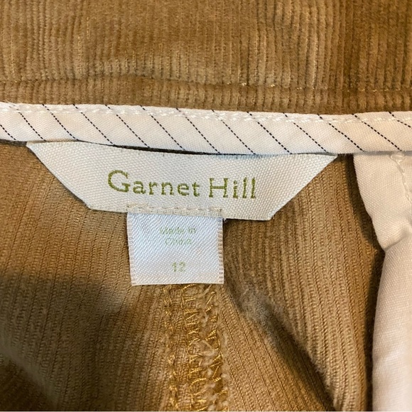 Garnet Hill Women’s Cotton Stretch Boot Cut Corduroys, Pants Brown Size 12 - Picture 10 of 10